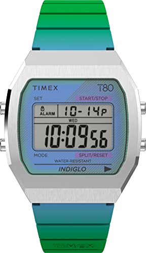 Timex Orologio Digitale Al Quarzo Unisex-Adulto Con Cinturino In Plastica Tw2V74500
