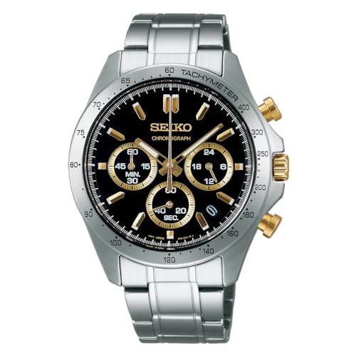 Seiko Sbtr015 Spirit Orologio Da Polso Al Quarzo Cronografo Orologio Spedito Dal Giappone, Nero