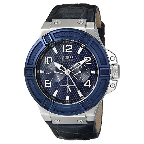 Guess Orologio Analogico Quarzo Uomo Con Cinturino In Acciaio Inox W0040G7