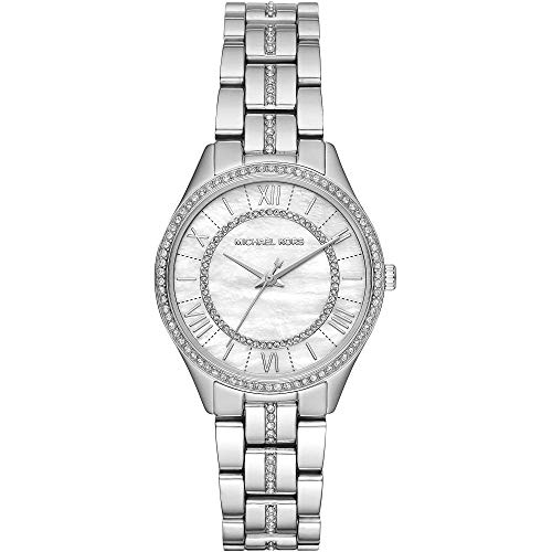 Michael Kors Orologio Lauryn Da Donna, Movimento A Tre Lancette, Cassa In Acciaio Inossidabile 33 Mm Con Bracciale In Acciaio Inossidabile, Mk3900, To
