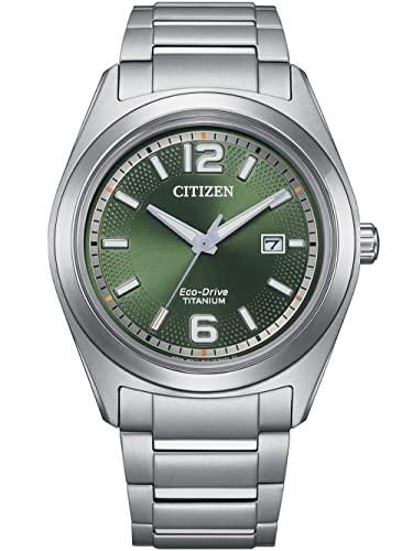 Citizen Orologio Analogo Al Quarzo Giapponese Uomo Con Cinturino In Titanio Aw1641-81X