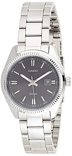 Casio Orologio Analogico Donna Con Cinturino In Placcato In Acciaio Inox Ltp-1302D-1A1