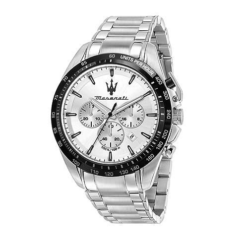 Maserati Traguardo Orologio Uomo, Cronografo, Analogico - 45Mm