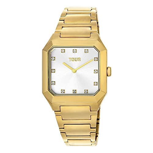 Tous Orologio Analogico Con Bracciale In Acciaio Con Placcatura Ip Color Oro Karat Squared