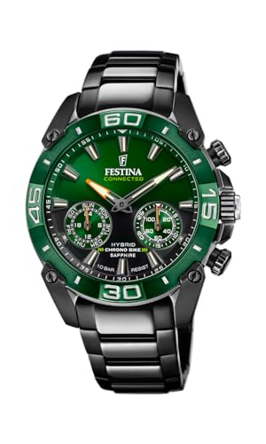 Festina Orologio Ibrido Uomo Con Cinturino In Acciaio Inossidabile F20548/2