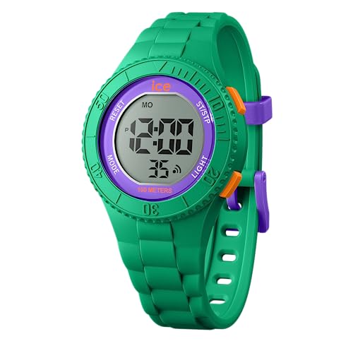 Ice-Watch - Ice Digit Green Purple Orange - Orologio Verde Da Bambini Con Cinturino In Plastica - 021616 (Small)
