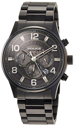 Police Orologio Analogueico Quarzo Uomo Con Cinturino In Acciaio Inox Pewjk2203102