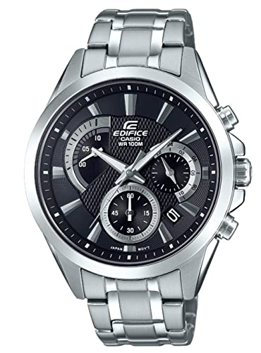 Casio Orologio Cronografo Quarzo Uomo Con Cinturino In Acciaio Inox Efv-580D-1Avuef