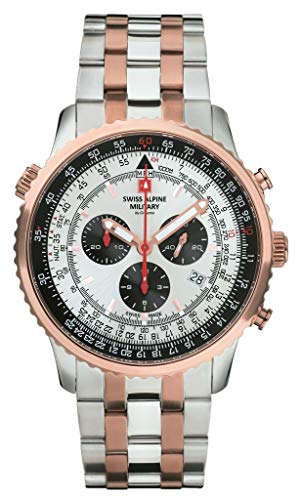 Swiss Alpine Military 7078.9152 Chronograaf Heren Horloge 45 Mm