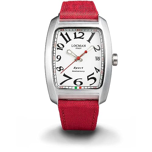 Orologio Uomo Alluminio Sport Anniversary Rosso Locman