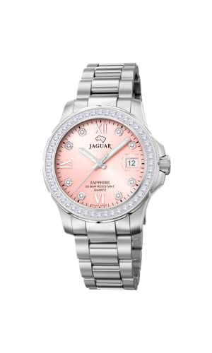 Jaguar Orologio Modello J892/2 Della Collezione Woman, Cassa 34,5 Mm, Rosa Con Cinturino In Acciaio Per Donna