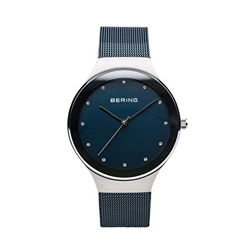 Bering Donna Analogico Quarzo Classic Orologio Con Cinturino In Acciaio Inossidabile Cinturino E Vetro Zaffiro 12934-307