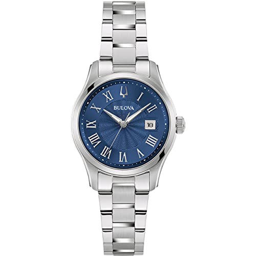 Bulova Orologio Analogico Al Quarzo Donna Con Cinturino In Acciaio Inossidabile 96M163
