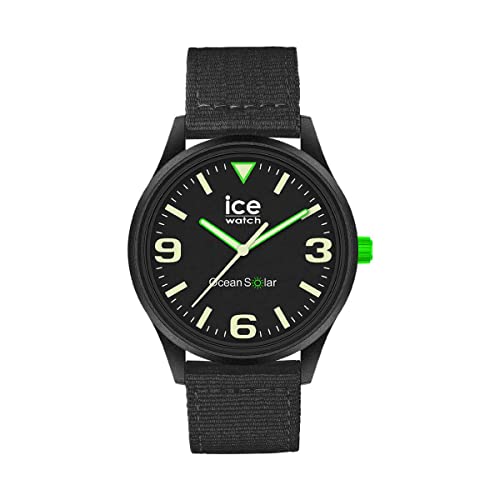 Ice-Watch - Ice Ocean Black - Orologio Nero Da Uomo Con Cinturino In Tide Ocean - 019647 (Medium)