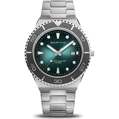 Bering Reloj 18940-708 Hombre Acero Verde