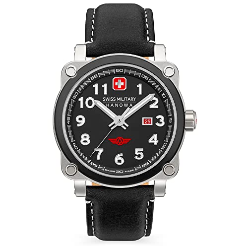 Swiss Military Hanowa Orologio Analogueico Quarzo Uomo Con Cinturino In Acciaio Inox Smwgb2101302