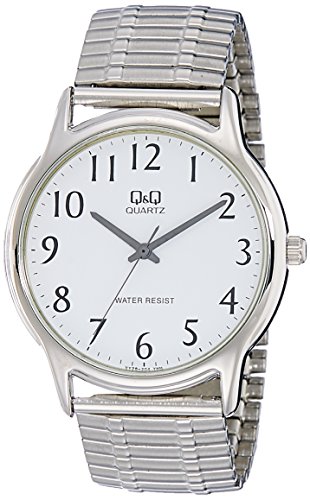 Q&Q Orologio Analogico Quarzo Uomo Con Cinturino In Acciaio Inox Vy28J204Y
