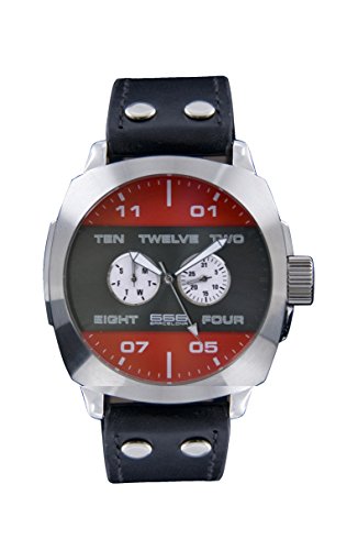666Barcelona Orologio Analogico Quarzo Uomo Con Cinturino In Pelle 666-252