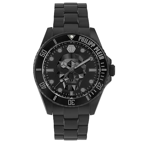 Philipp Plein Orologio Analogico Al Quarzo Uomo Con Cinturino In Acciaio Inossidabile 7630615119311