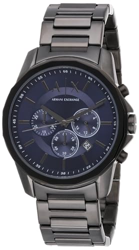 Armani Exchange Orologio Uomo, Quarzo, Cassa In Acciaio Inossidabile