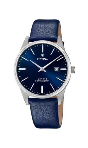 Festina Orologio Analogico Quarzo Uomo Con Cinturino In Pelle F20512/3