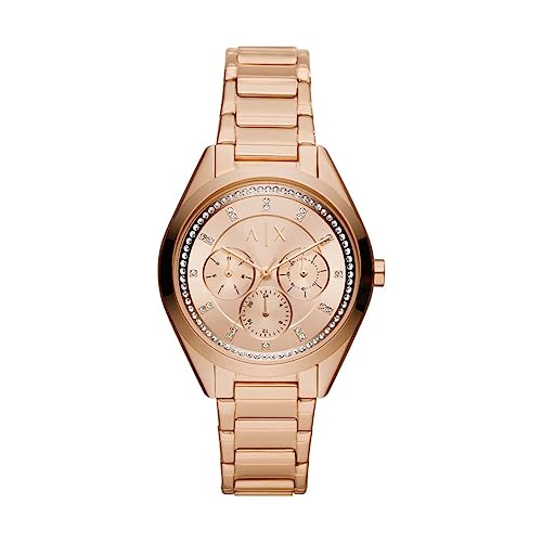 Armani Exchange Orologio Da Donna, Quartz Orologio Con Braccialetto Ax5658