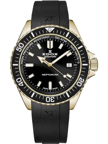 Edox Orologio Analogico Al Quarzo Uomo Con Cinturino In Acciaio Inossidabile Mid-39651