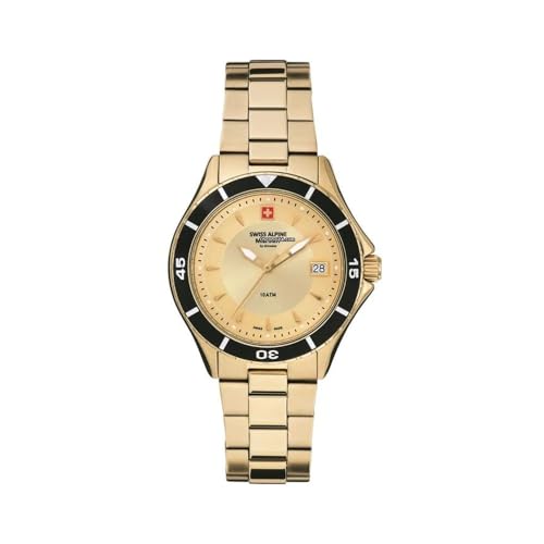 Swiss Alpine Military 7740.1 - Orologio Analogico Al Quarzo, Da Donna, In Acciaio Inox