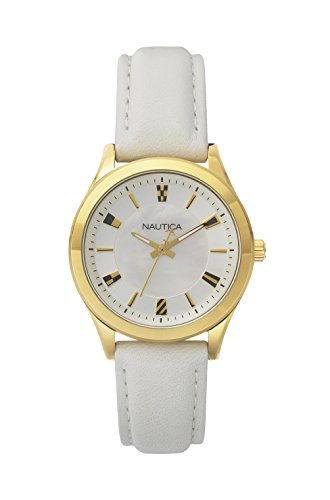 Nautica Orologio Analogico Classico Quarzo Donna Con Cinturino In Pelle Napvnc001