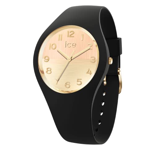 Ice-Watch - Ice Horizon Black Gold - Orologio Nero Da Donna Con Cinturino In Silicone - 021364 (Small)