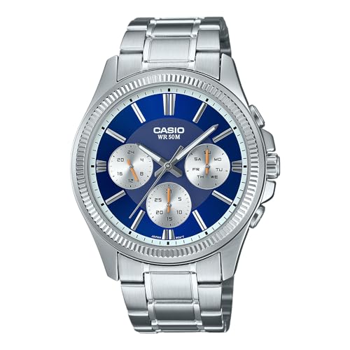 Casio Orologio Analogico Al Quarzo Uomo Con Cinturino In Metallo A2228
