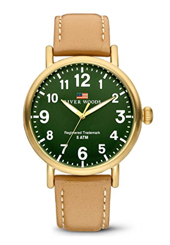 River Woods Orologio Analogico Quarzo Uomo Con Cinturino In Pelle Rw420022