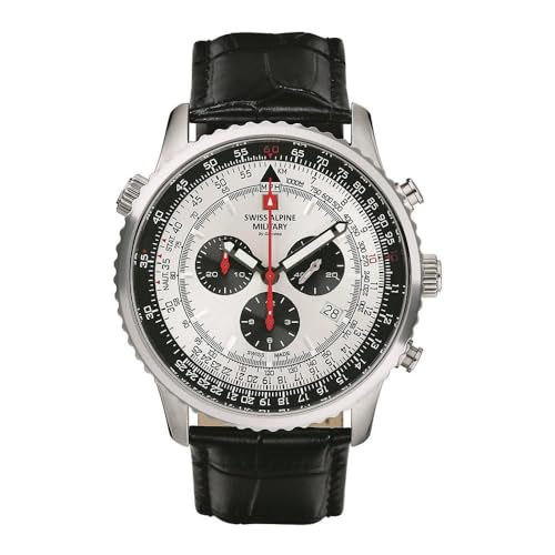 Swiss Alpine Military 7078.9538 Chronograaf Heren Horloge 45 Mm