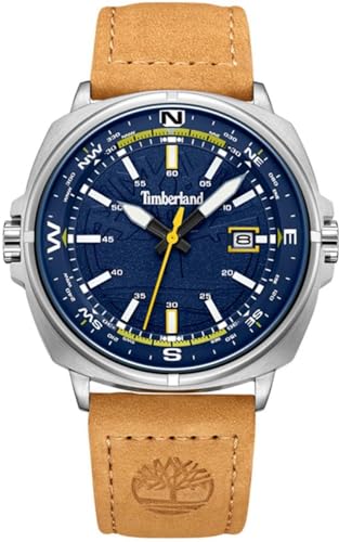 Timberland Orologio Analogico Al Quarzo Uomo Con Cinturino In Pelle Tdwgb2230803