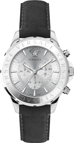 Versace Orologio Da Polso Da Uomo, Cronografo Signature, 44 Mm, Vev601223