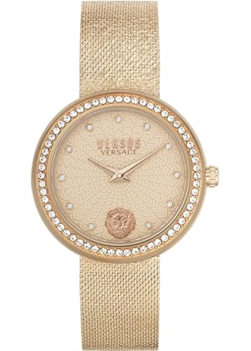 Versus Versace Lea Orologio 35 Mm, Donna, Oro Rosa