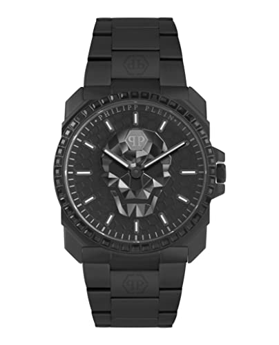 Philipp Plein Orologio Analogico Al Quarzo Uomo Con Cinturino In Acciaio Inossidabile Pwlaa0922