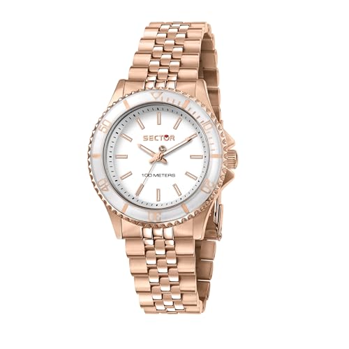 Sector No Limits Orologio Donna, Collezione 230, Solo Tempo, 3H, In Acciaio, Pvd Oro Rosa - R3253161531