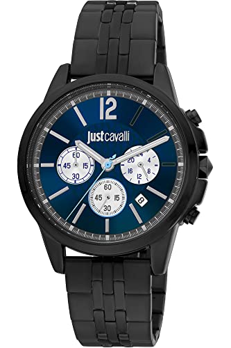 Just Cavalli Orologio Analogico Al Quarzo Uomo Con Cinturino In Acciaio Inox Jc1G175M0275