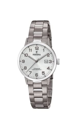 Festina Orologio Analogueico Quarzo Unisex Adulto Con Cinturino In Titanio F20436/1