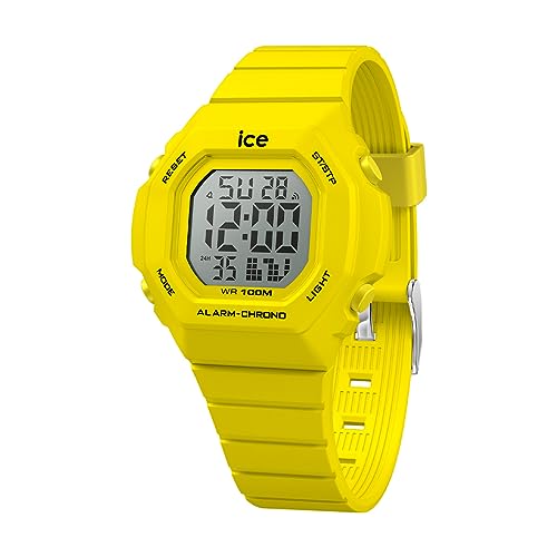 Ice-Watch - Ice Digit Ultra Yellow - Orologio Giallo Da Bambini (Unisex) Con Cinturino In Plastica - 022098 (Small)