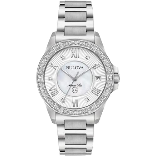Bulova Orologio Analogico Al Quarzo Donne Con Cinturino In Acciaio Inossidabile 96R232