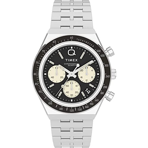 Timex Orologio Cronografo Al Quarzo Uomo Con Cinturino In Acciaio Inossidabile Tw2V42600