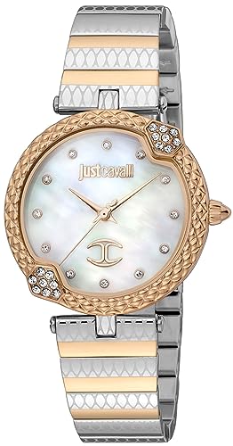 Just Cavalli Orologio Analogico Al Quarzo Uomo Con Cinturino In Acciaio Inox Jc1L197M0105