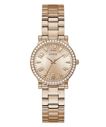 Guess Orologio Da Donna Fawn Acciaio Inossidabile, Oro Rosso