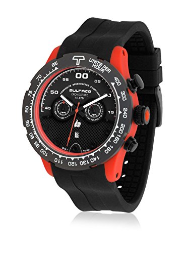Bultaco Orologio Cronografo Miyota Os21 Da Uomo. Con Cinturino In Caucciù H1Po48Csb2