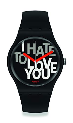 Orologio Swatch New Gent Suob185 Hate 2 Love