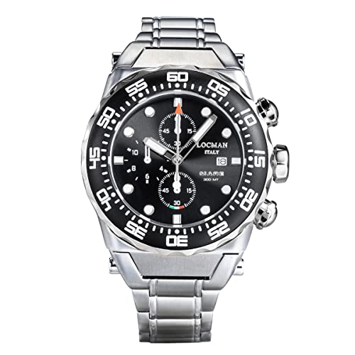 Orologio Uomo Automatico Nuovo Mare Nero Locman
