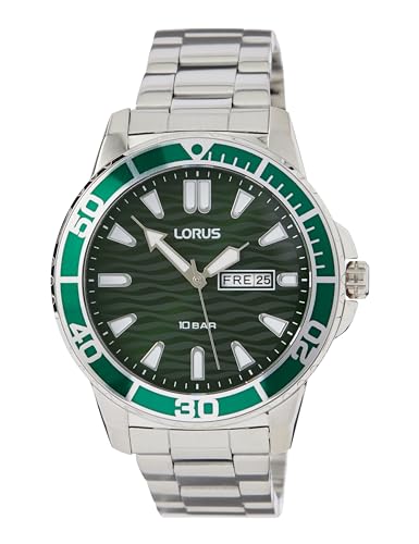 Lorus Orologio Analogico Al Quarzo Uomo Con Cinturino In Metallo Rh359Ax9