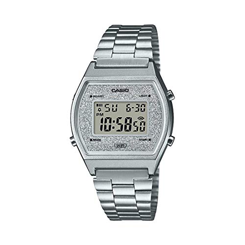 Casio B640Wdg-7Df Orologio Unisex In Acciaio Inossidabile Al Quarzo Digitale, Argento, 38.9×35×9.9Mm, Sport
